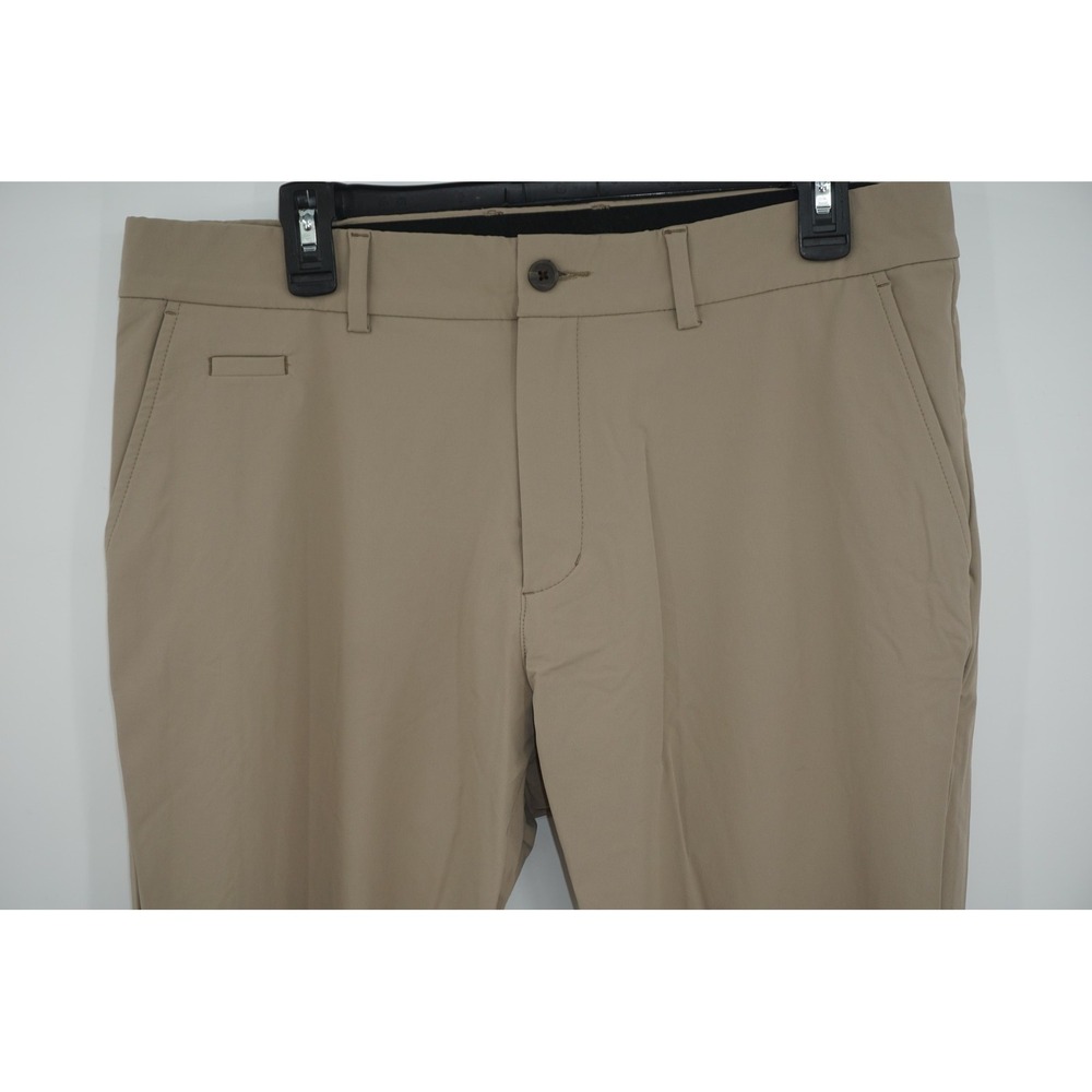 KJUS Ike Pants Performance Chino Pants Beige Golf Tailored Fit Men's 36x30